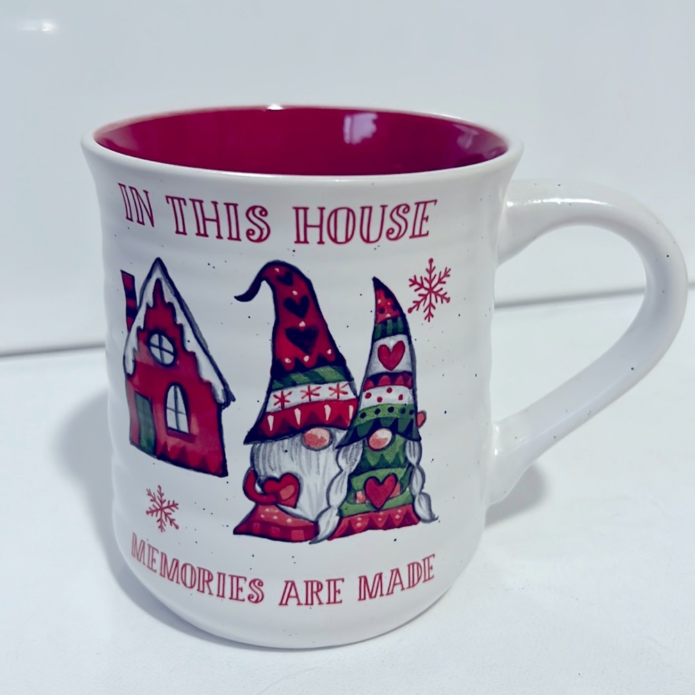 💥3/10 Sale - Peppermint & Pine Gnome Ceramic Holiday Mug